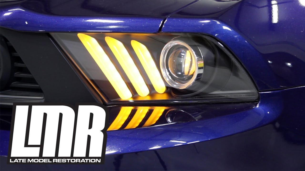 2010-2012 Mustang Matte Black S550 Style Headlights - Review