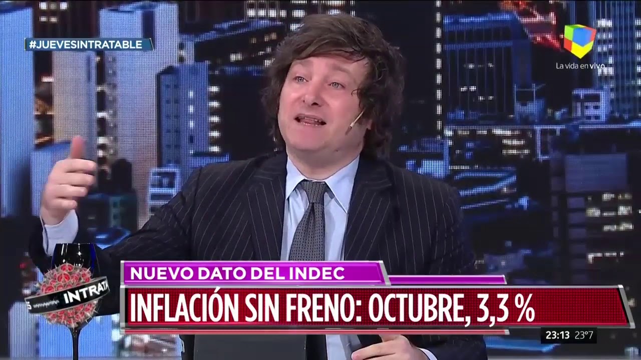 "Evo Morales se quería convertir en Maduro" Milei en Intratables- 14/11/19