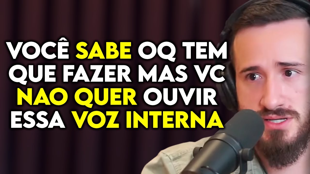 PSICÓLOGO: VOCÊ ENTERROU SUA VOZ INTERNA | Lutz Podcast