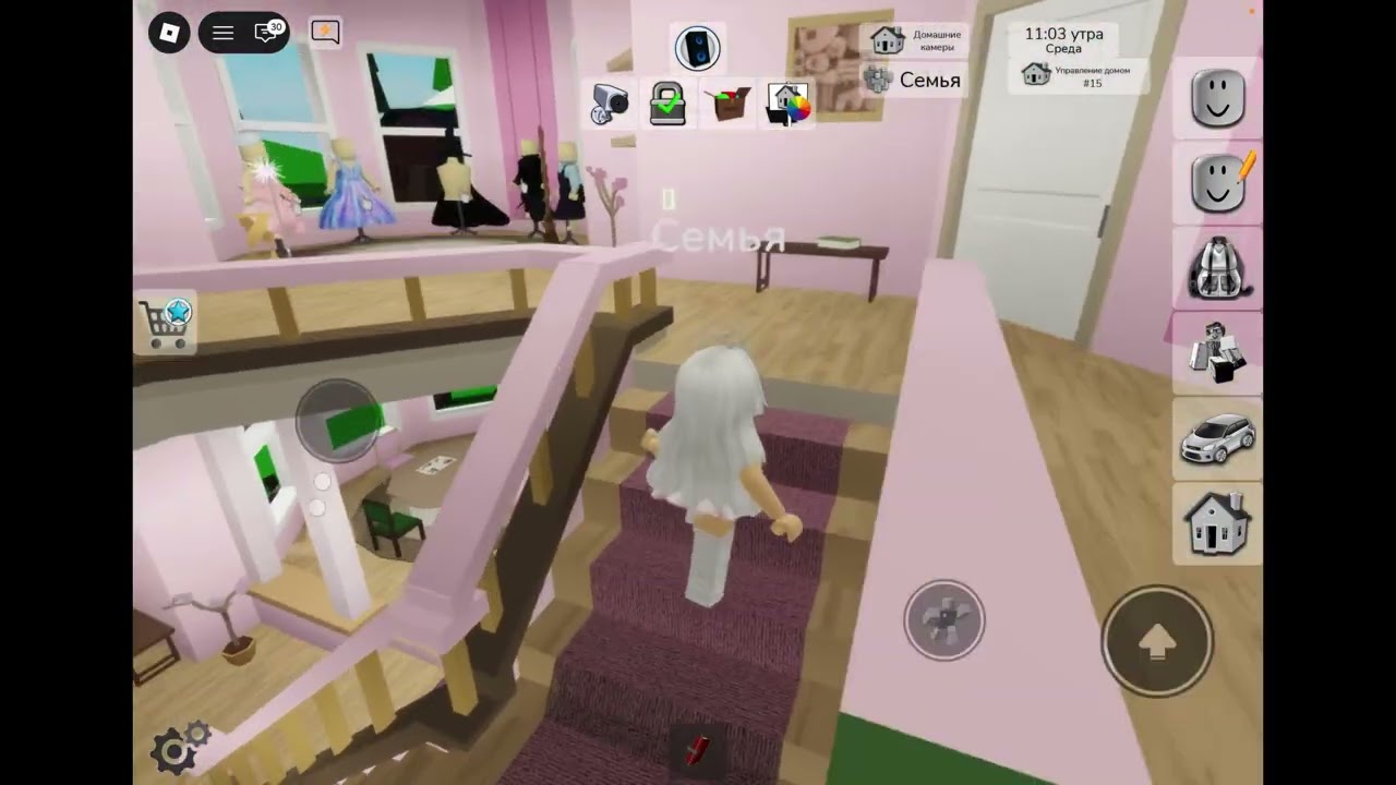 Я играю с Алисой в Roblox brookheaven