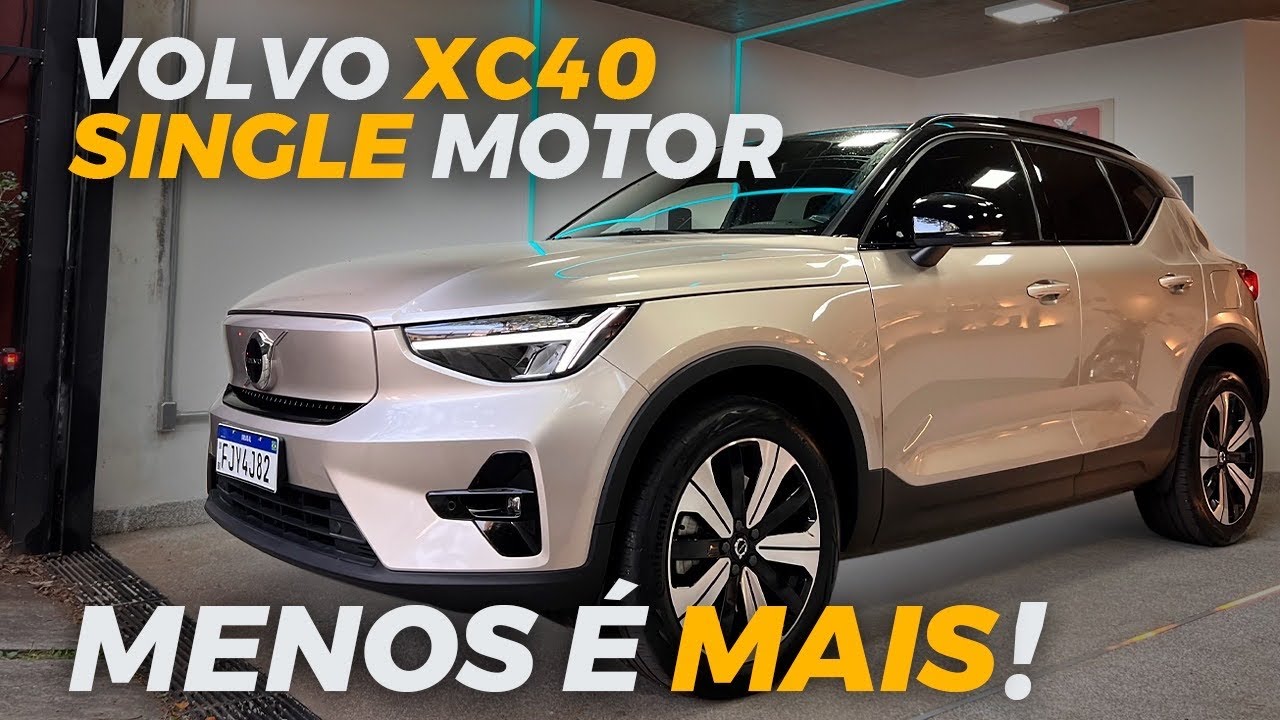 O elétrico MAIS VENDIDO do BRASIL! Volvo XC40 Recharge Plus prova que menos (preço) é mais (vendas)