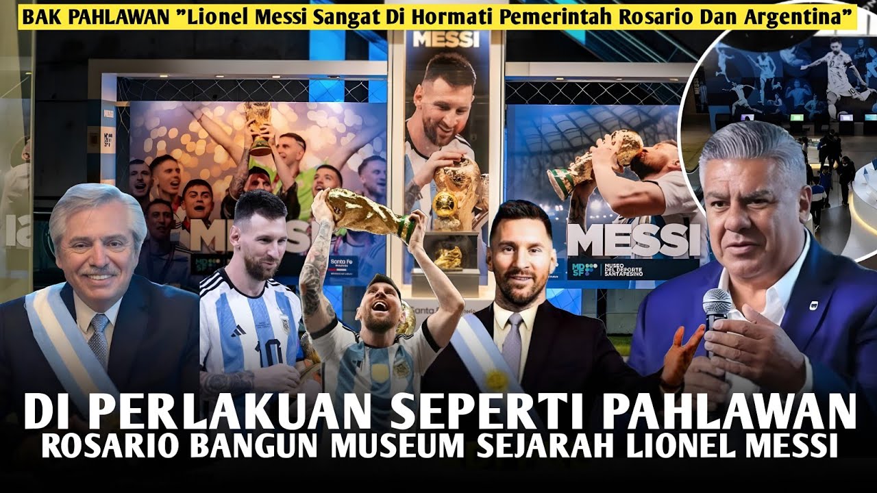 ISTIMEWA ‼️Lihaltah Museum Paling MEWAH Di Dunia 😱 Lionel Messi Manusia Paling Langka Di Rosario 😍
