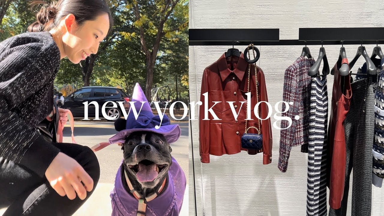 NY Vlog. 샤넬 겨울 신상 쇼핑해요! 어그 언박싱💸, 자라 언박싱, 알렉스카츠 구겐하임 전시, 저지시티 퓨전 한식집, 뉴욕에서 일하는 직장인 브이로그🗽