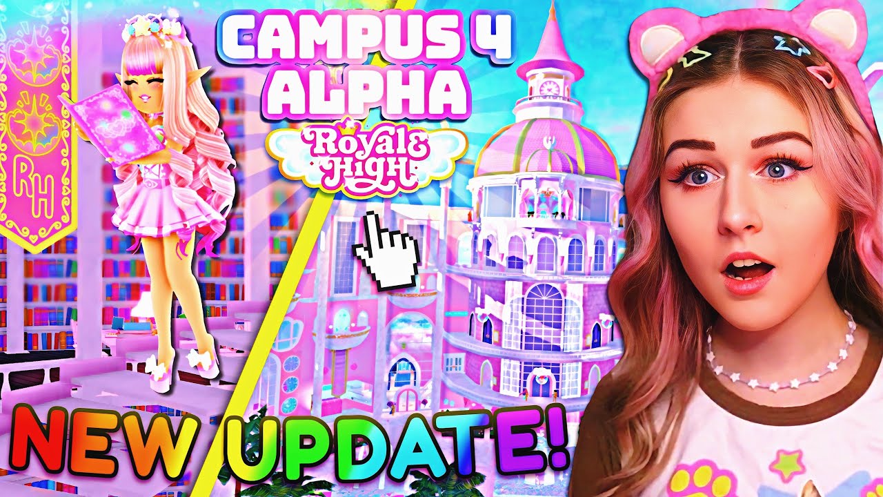 САМОЕ БОЛЬШОЕ ОБНОВЛЕНИЕ ЗА ГОДЫ ВЫШЛО В ROYALE HIGH... CAMPUS 4! *Моя реакция в прямом эфире* | ...