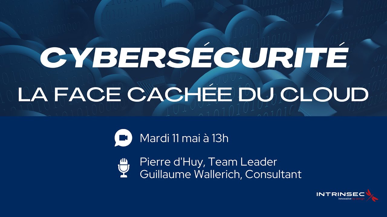 Cybersécurité : la face cachée des environnements cloud ☁️ Guillaume Wallerich & Pierre d'Huy.