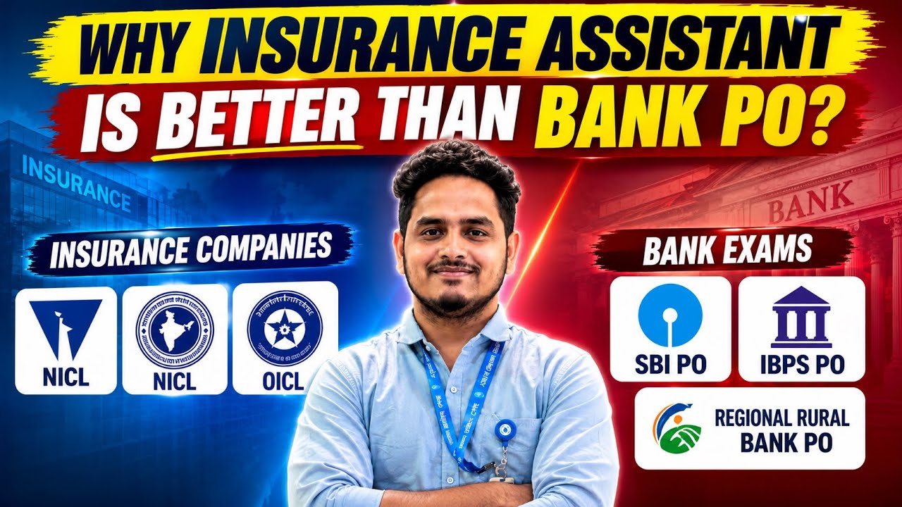 Why Insurance Assistant is Better Than Bank PO | NICL Assistant 2026 