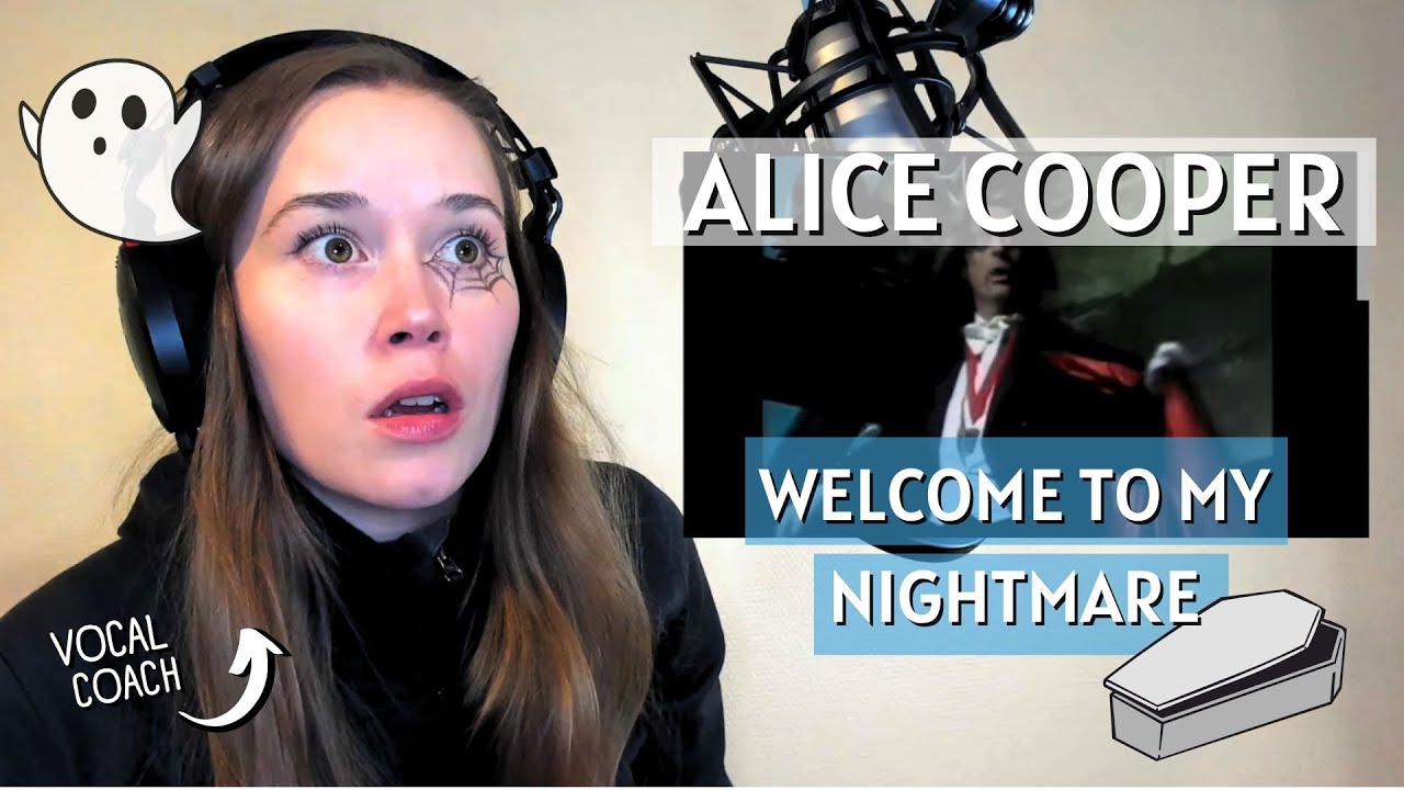 🎃 Реакция финского преподавателя вокала: «Welcome To My Nightmare» Элиса Купера