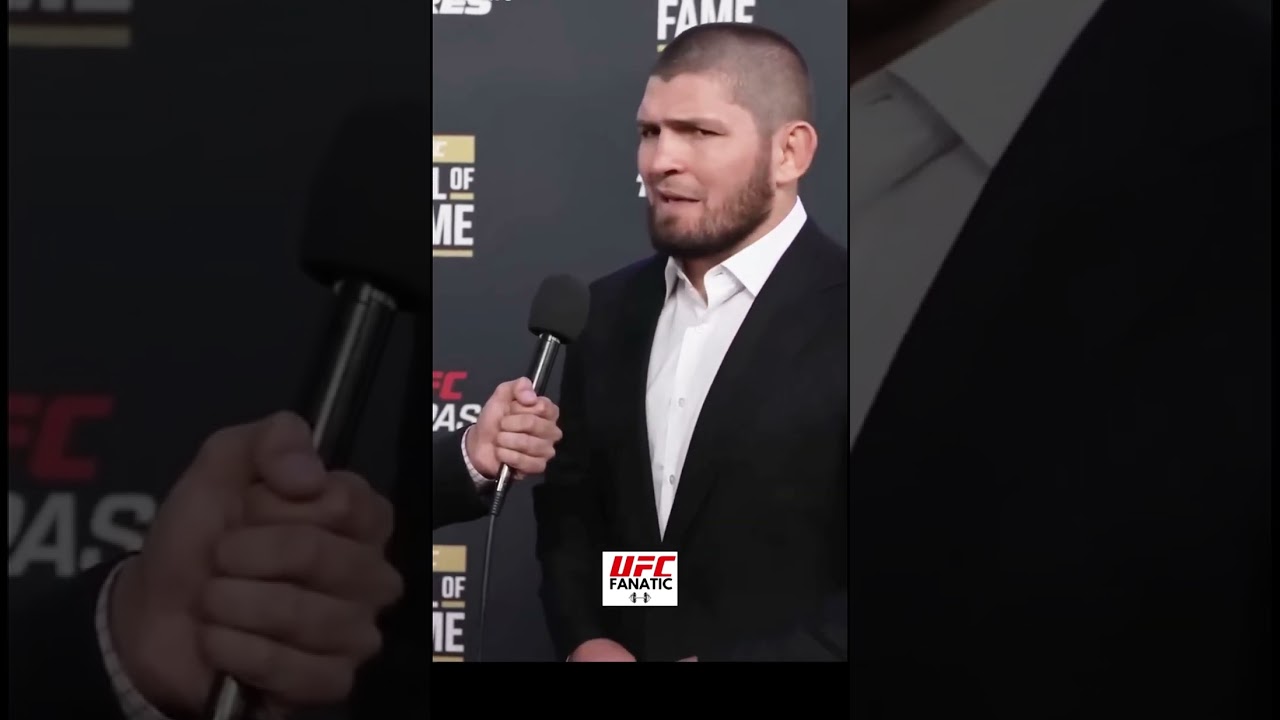 Хабиб смиренно заткнул репортера!