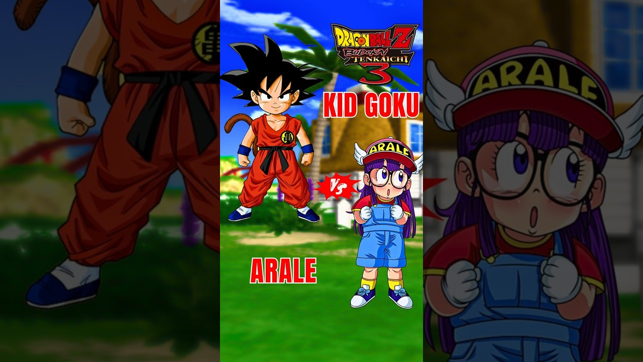 ARALE VS KID GOKU (COM VS COM) - DBZ BT3 60fps #dragonball
