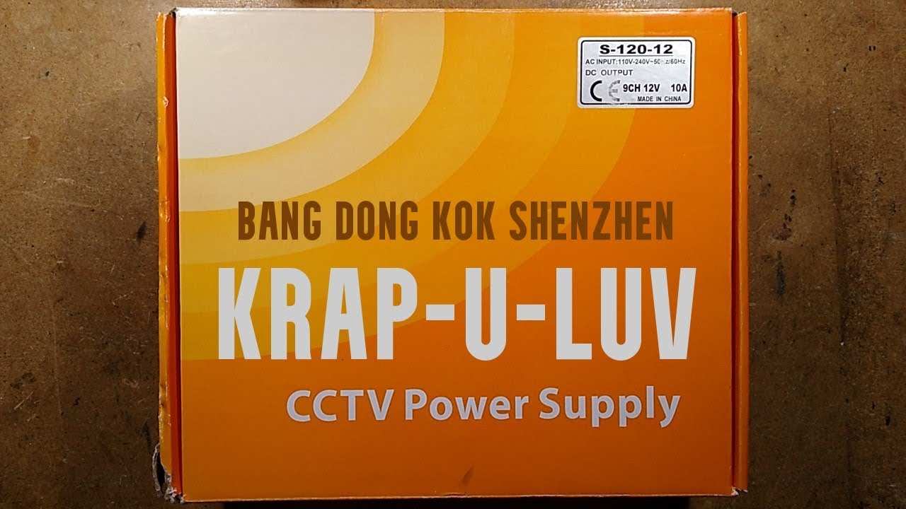 Shonky CCTV power supply teardown