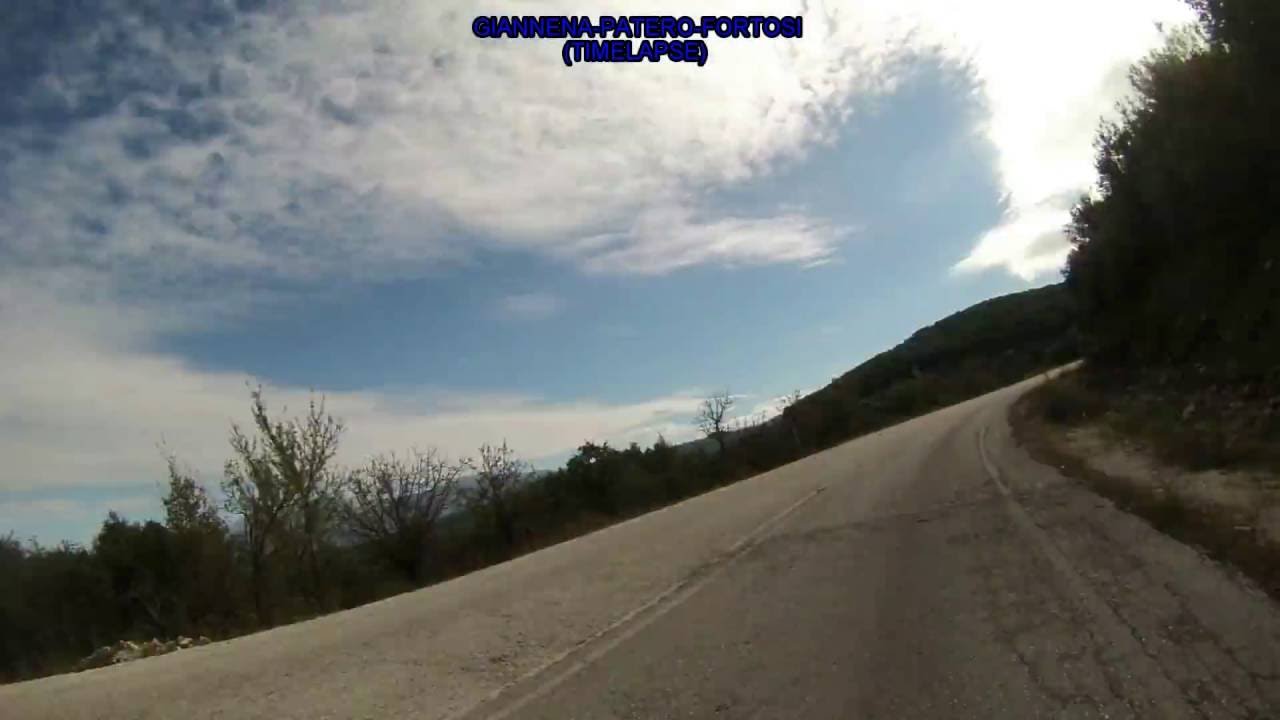 GIANNENA- PATERO- FORTOSI(TIMELAPSE)