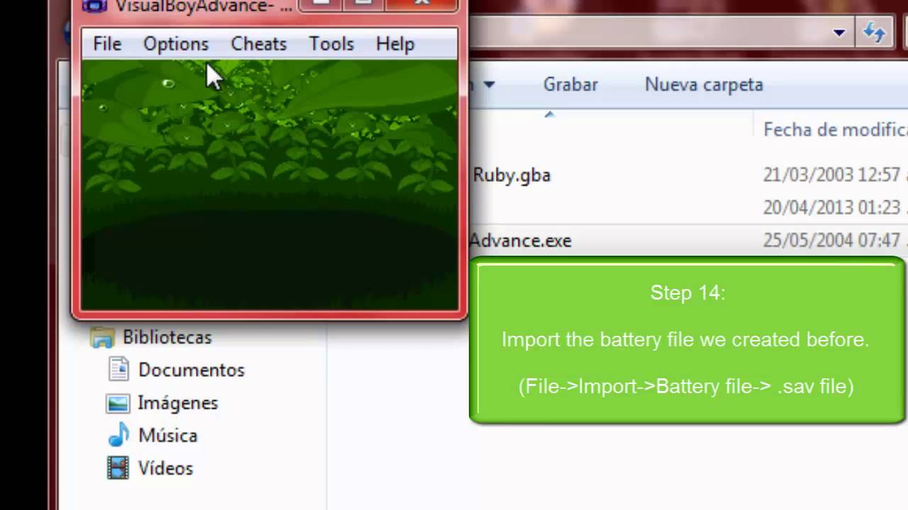 VBA: How to repair a Pokemon Save file (Keep your progress)
