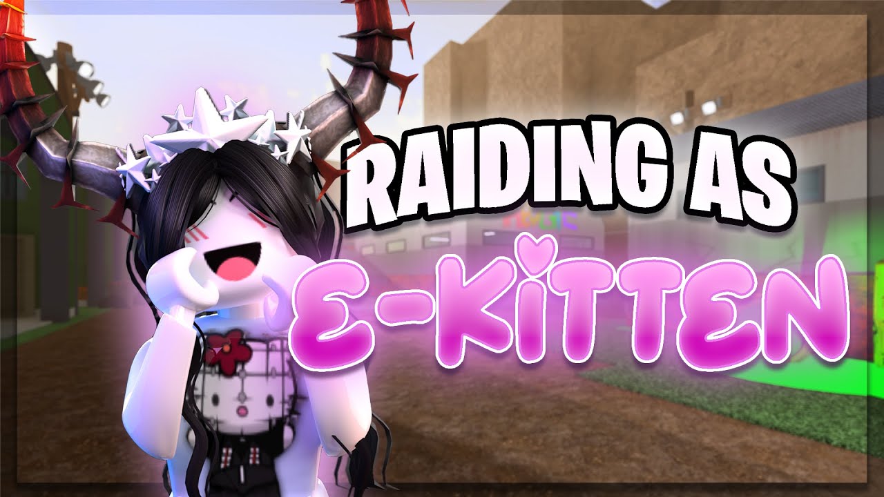 Raiding As An E-Kitten in Da Hood + Keyboard ASMR 🌸