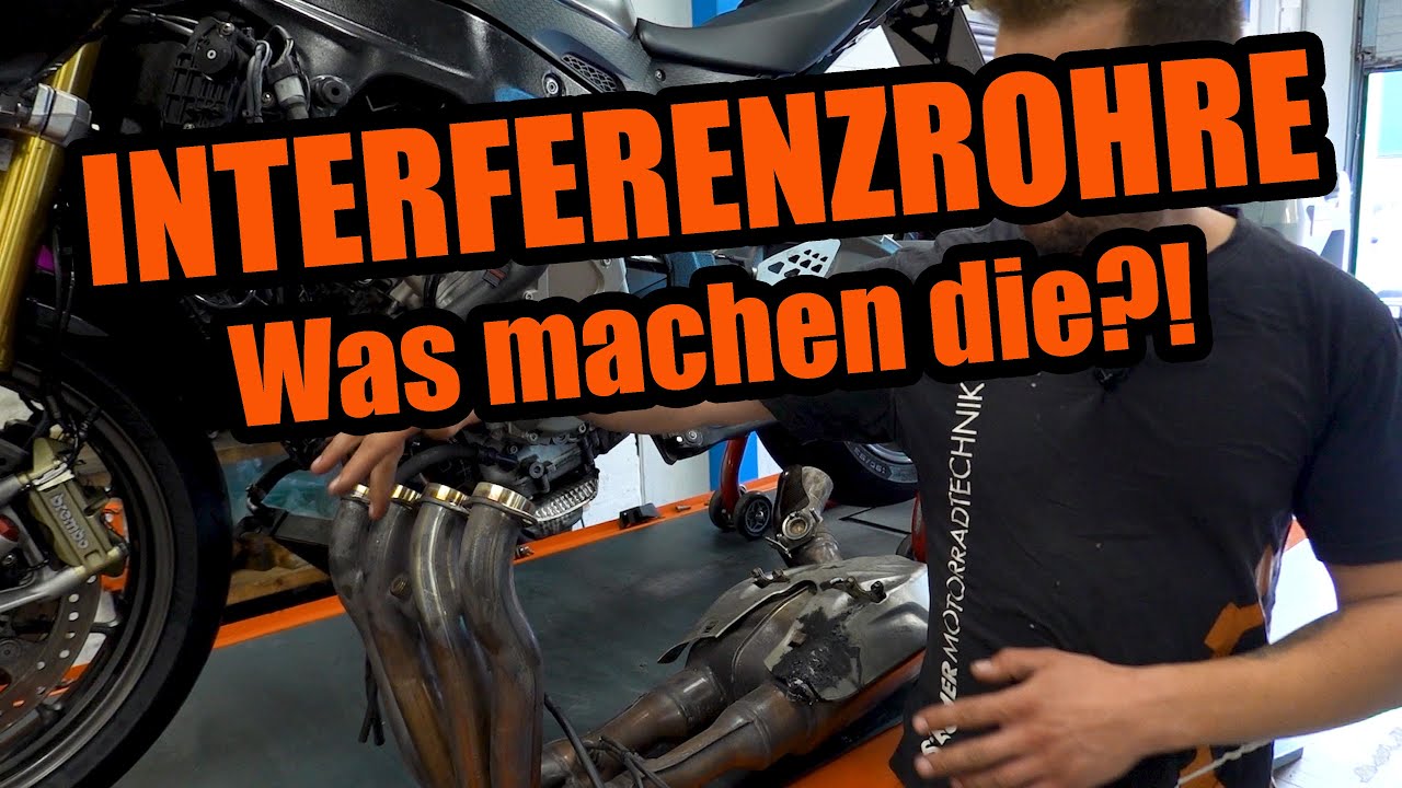 Was bewirken eigentlich INTERFERENZROHRE?! | Jan erklärt an einer BMW S 1000 RR