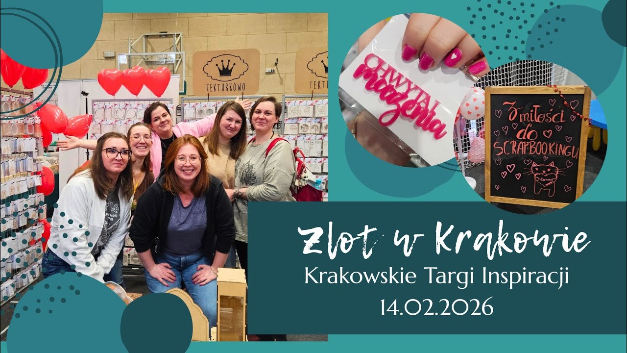 Walentynkowy zlot w Krakowie - Krakowskie Targi Inspiracji 14.02.2026 - VLOG #11