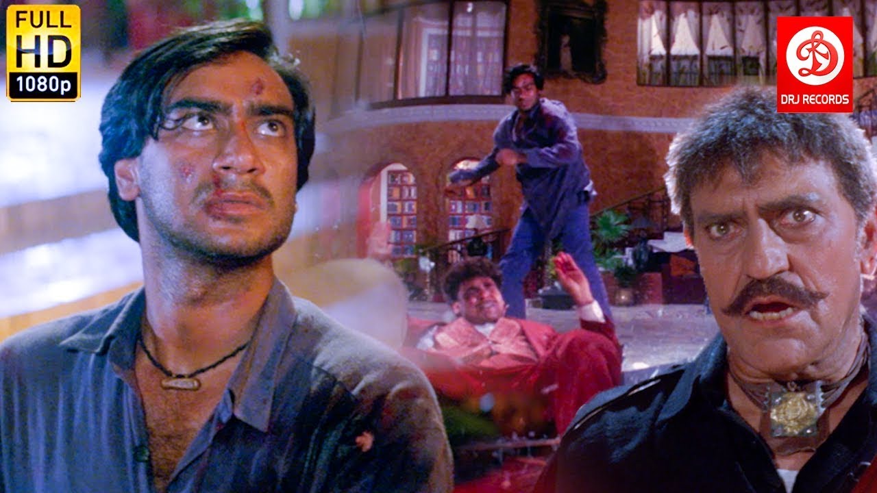 Itihaas Last Action scenes | Ajay Devgan,Twinkle Khanna & Amrish puri | Superhit Action Movie