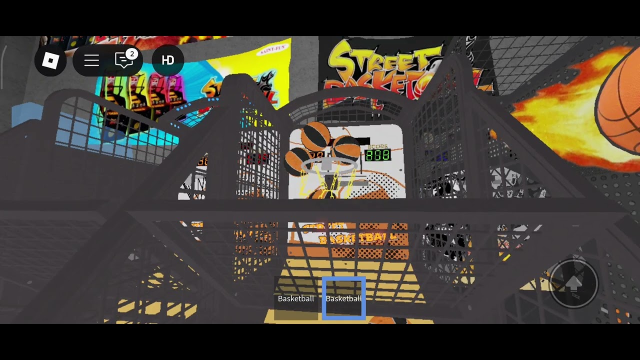 Street basketball Roblox idk the score?#arcade #basketball