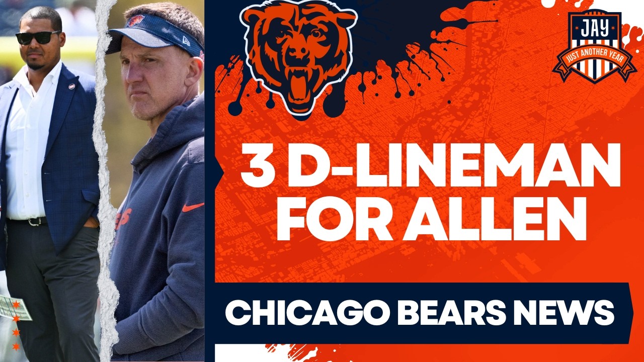 📝3 свободных агента на позицию линейного защиты для Денниса Аллена и Chicago Bears, которые стану...