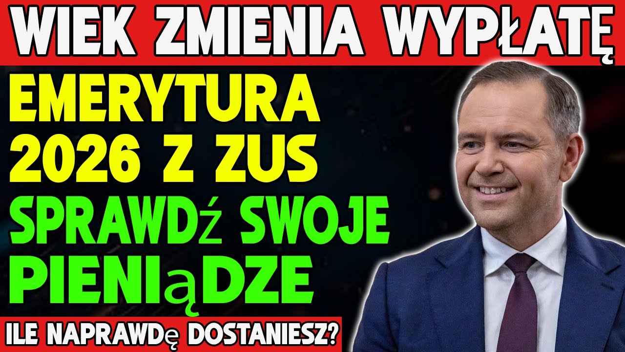 13. Emerytura 2026 z ZUS: Wiek zdecyduje o Twojej wypłacie – sprawdź, ile pieniędzy dostaniesz