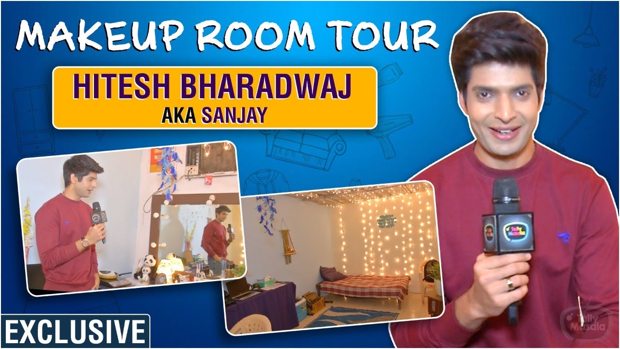 Hitesh Bharadwaj Aka Sanjay Gives His Makeup Room Tour | Iss Mod Se Jaate Hain | Hain Exclusive