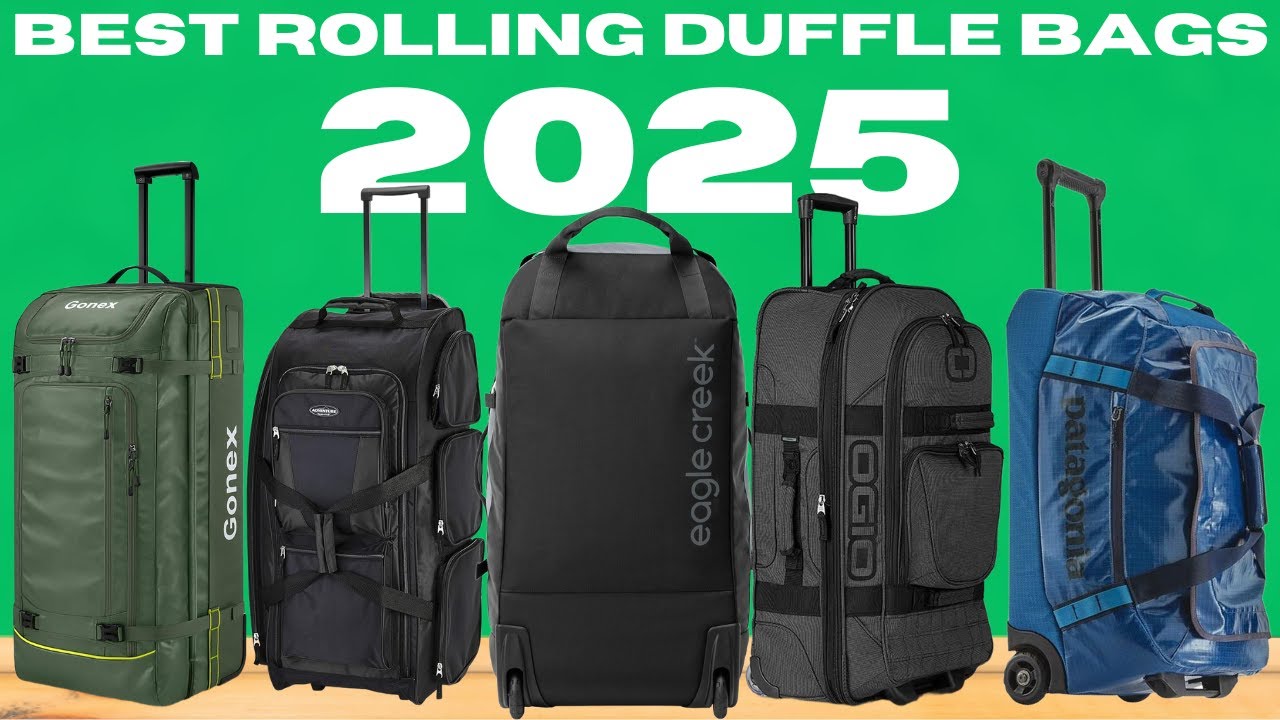 Top 5 best rolling duffle bags 2025 [Don't buy any without watching this]