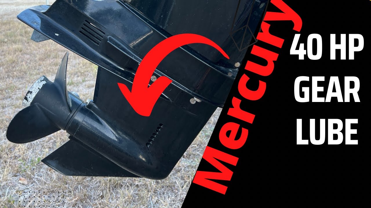2006 Mercury 40 hp 4 Stroke Lower Unit Oil Change