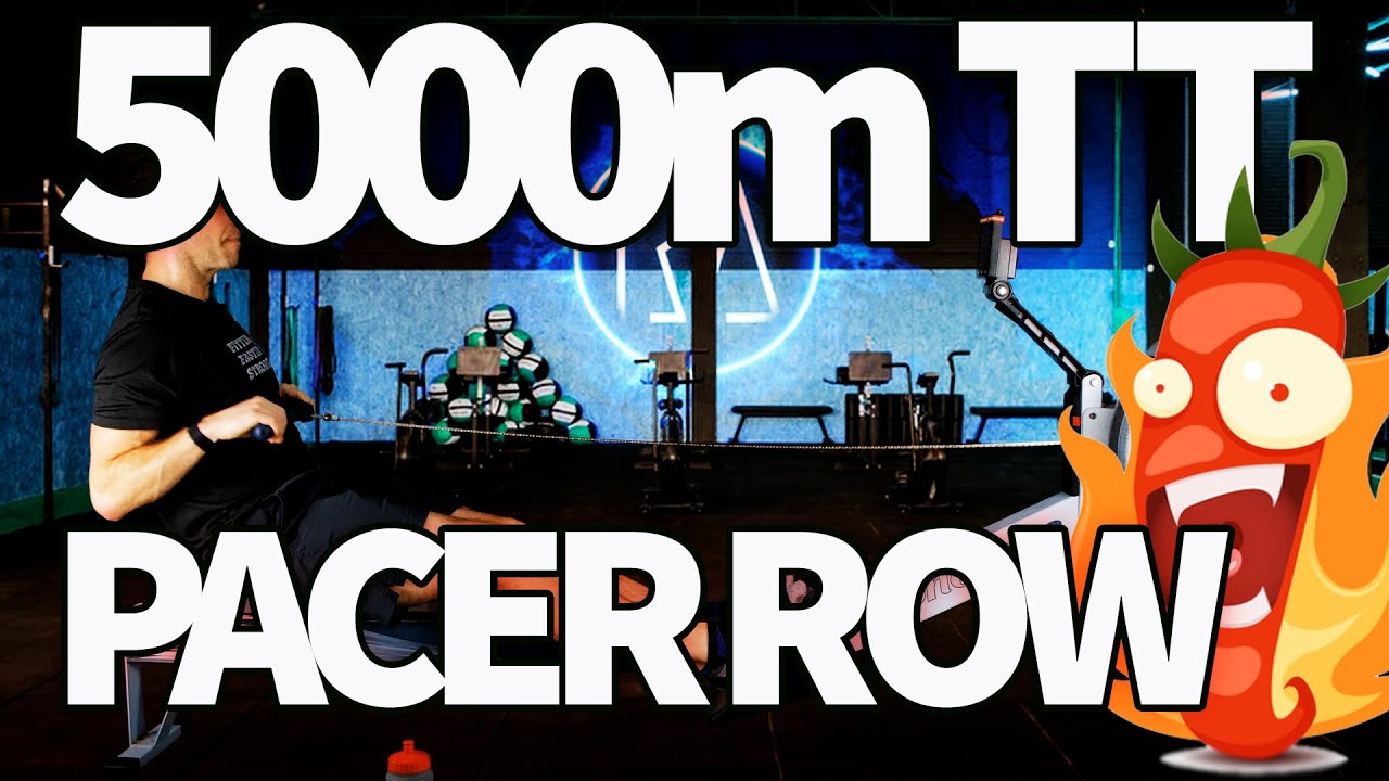 5000m Rowing Time Trial Pacer - 14 Different Pace Options | 5K Plan | RowAlong