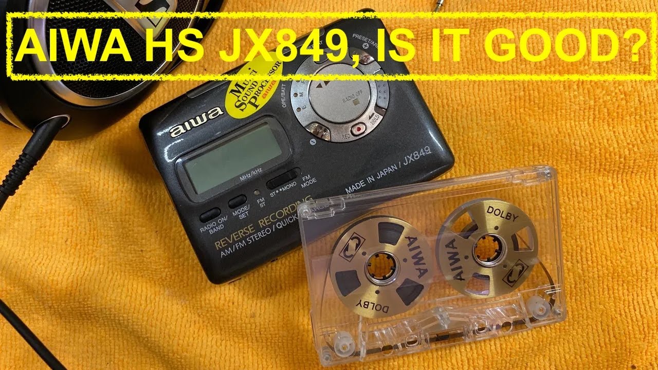 Aiwa HS-JX849 walkman - cassette player repair fix #diy #repair #japan special E0084