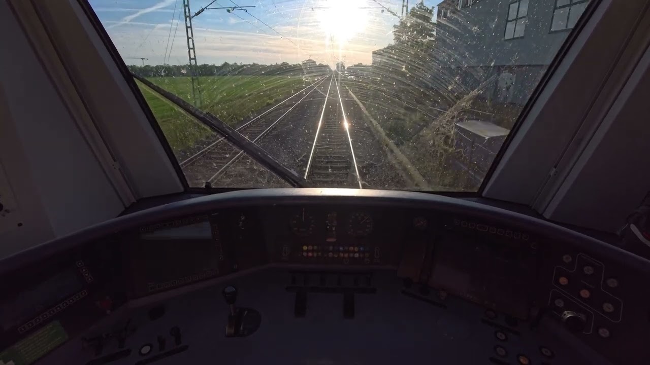 8K Führerstandsmitnahme S-Bahn München Leerfahrt Steinhausen - Markt Schwaben BR423 20.05.2025