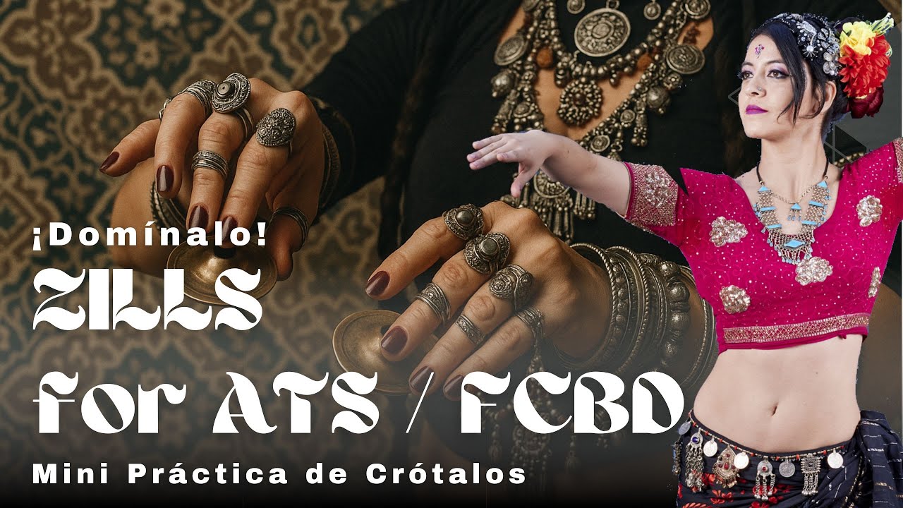 ¡Toca y Baila! Mini Práctica de Crótalos / Zills para Danza Tribal ATS / FCBD 💃 (Español + English)