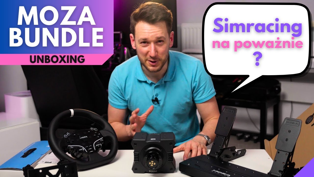 Unboxing MOZA Bundle. Najgorętszy towar na rynku simracingowym?