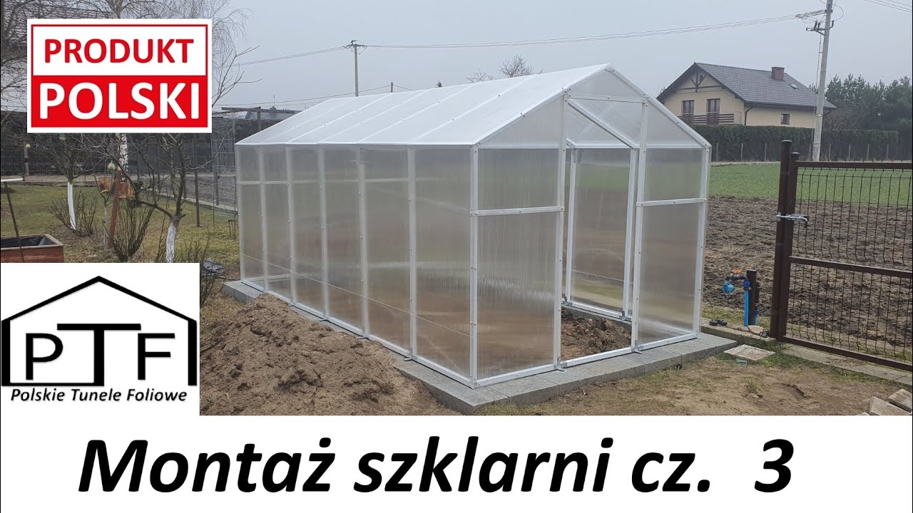 Szklarnia Pomidor Premium 210x405 PTF Polska. Budowa krok po kroku cz. 3 || VLOG #32 ||