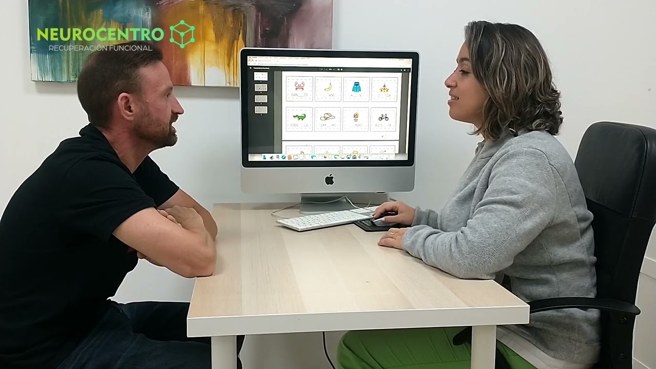 Kike está rehabilitando el habla con Estimulación Magnética Transcraneal (EMT) tras sufrir un Ictus.