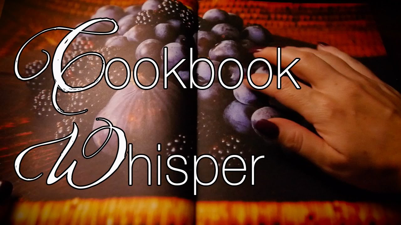 Cookbook Relaxation | ASMR Whisper | Page Turning | Scratching | Tapping