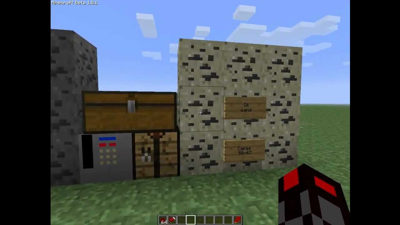 Minecraft mod: Train and Zepelin