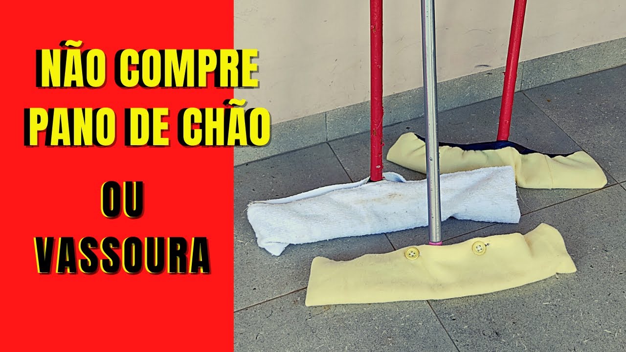 Como fazer MOP (esfregão) em casa por menos de R$ 3,00