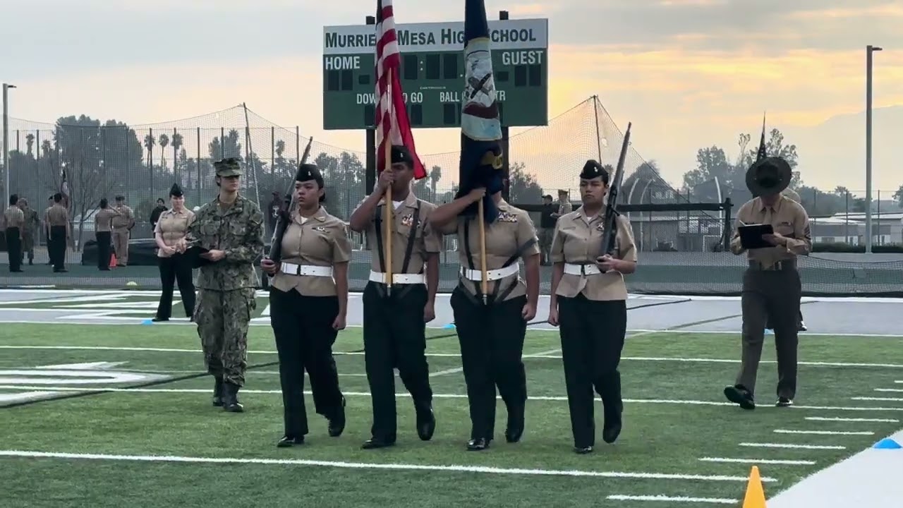 Colorguard 1/24: Murrieta Mesa Field Meet Run thru