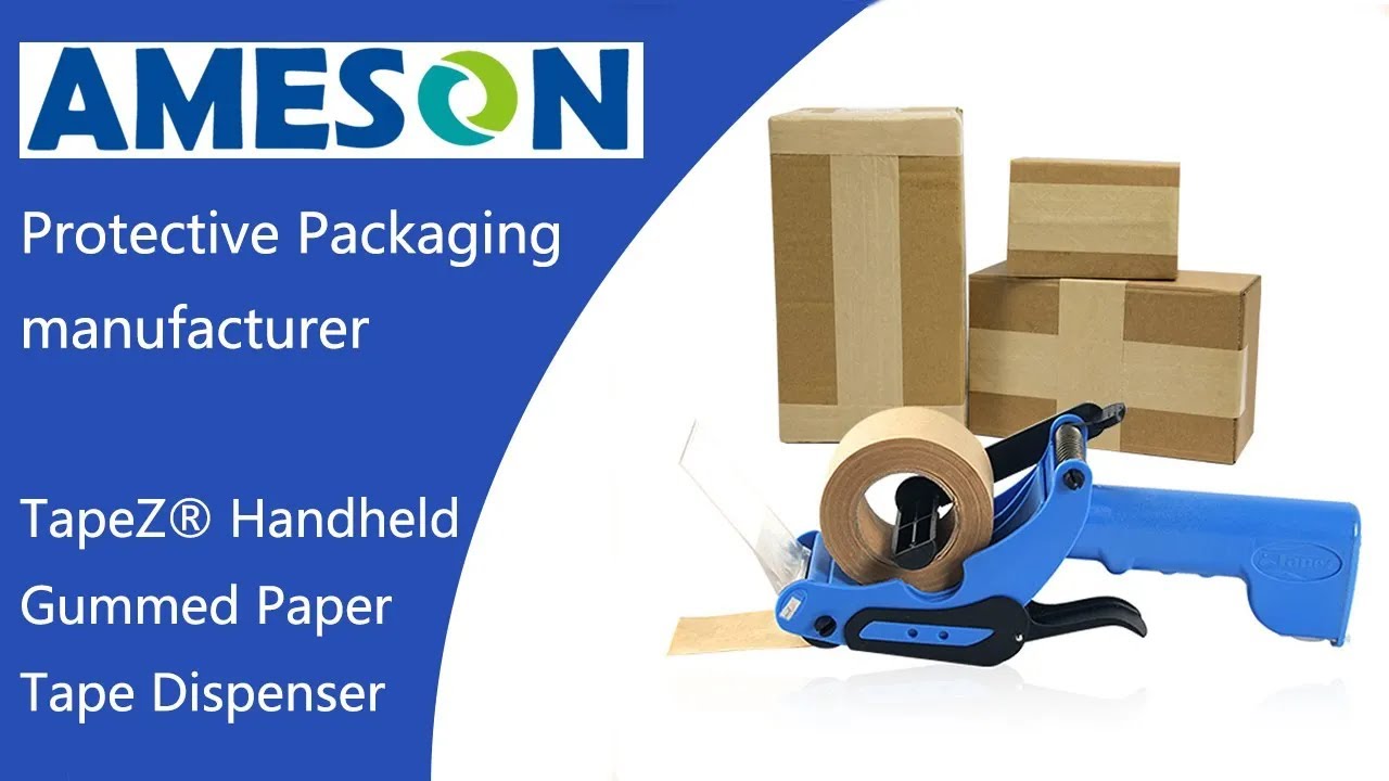 Gummed Paper Tape Dispenser: How to Load Tape in TapeZ Handheld