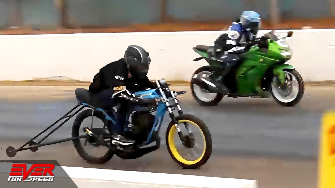 Yamaha RX 🆚 Kawasaki Ninja 250 🔥 DRAG RACING 🔥 balap motor 🔥 DUELO DE MOTOS 🏍🚦🏍