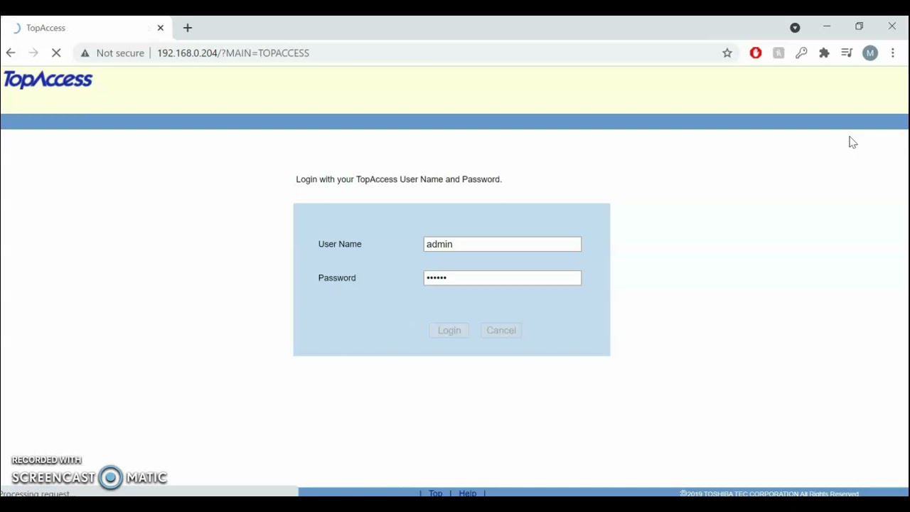 Toshiba How to add address book & Fax entries
