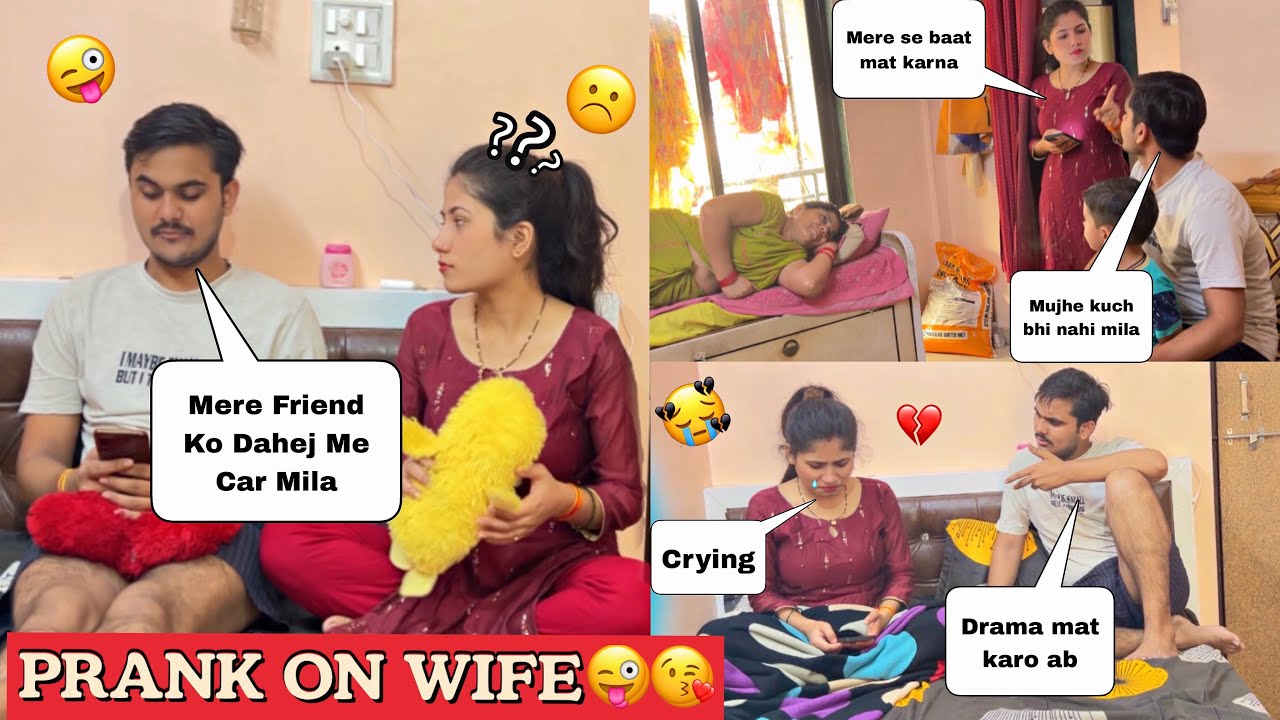 Mujhe chahiye Dahej😜 || prank gone emotional || #prank on #indian wife || @SakshiBabaOfficial