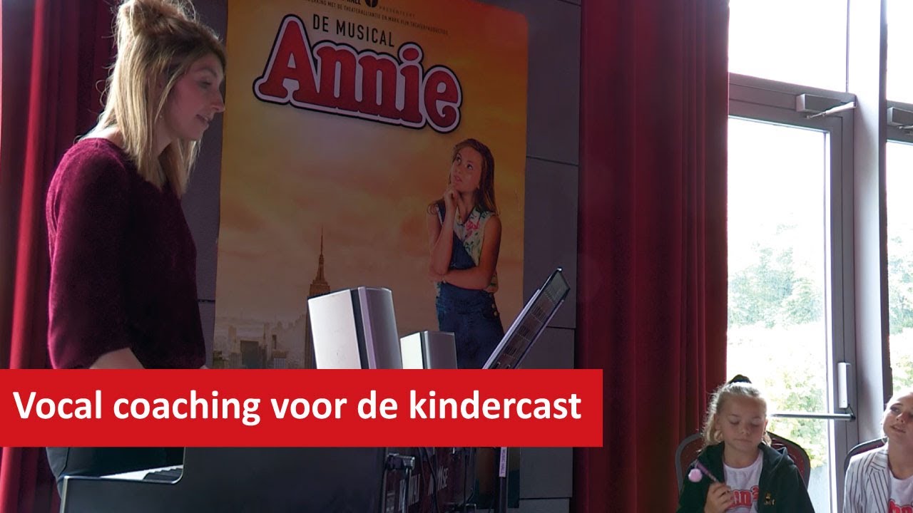 Annie, de musical: vocal coaching voor de kindercast