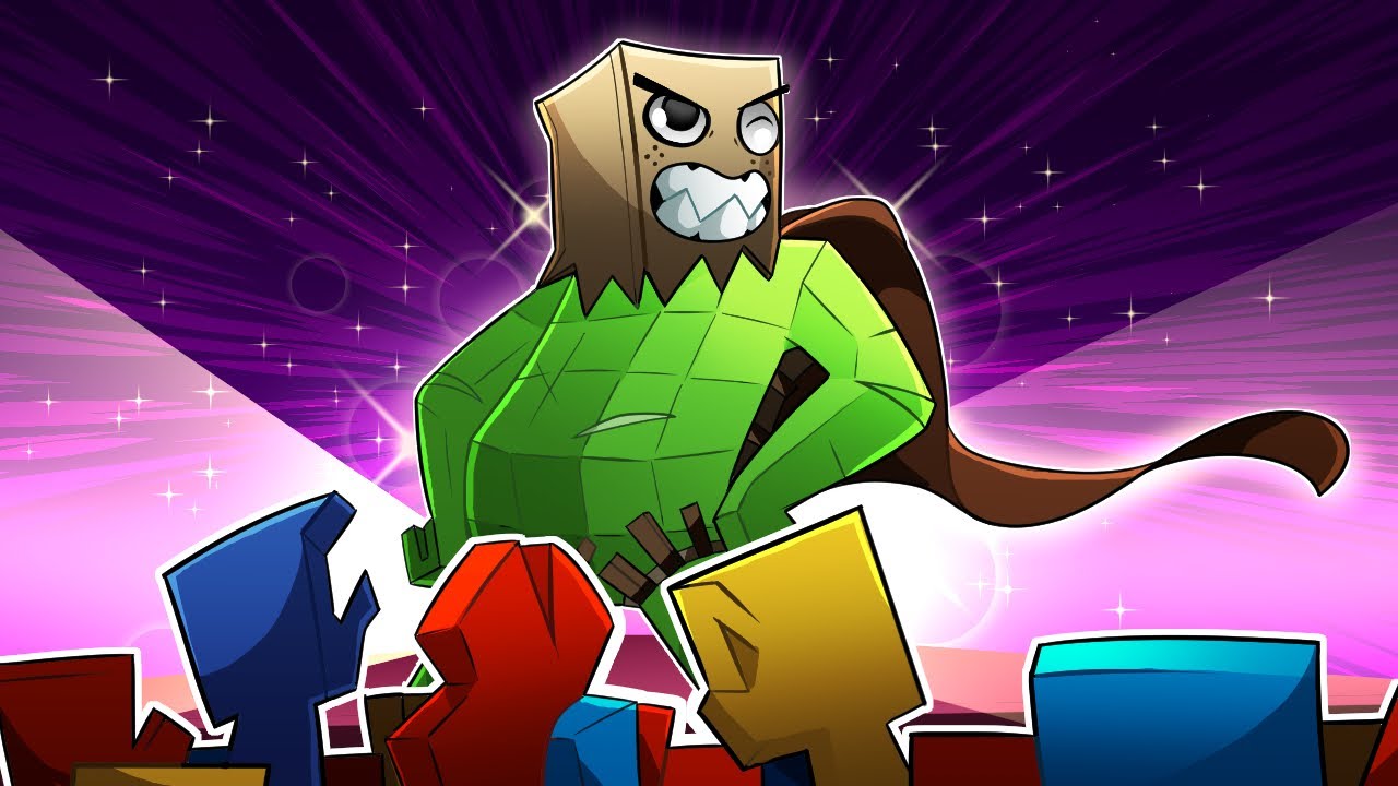 The return of Paper Bag Man 📝 (Pummel Party Funny Moments)