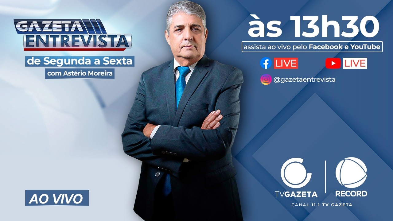 AO VIVO: Gazeta Entrevista | 10/03/2026 |  Afiliada RECORD