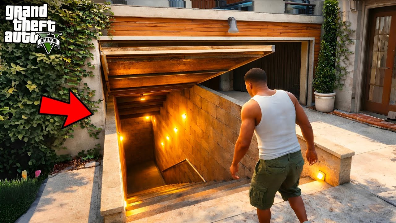 I Found a Secret Base Hidden Under My House in GTA 5