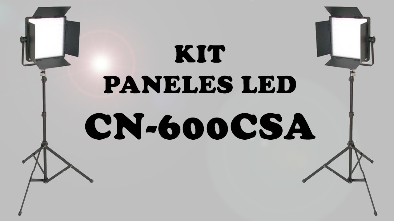 Análisis KIT CN-600CSA (paneles LED bicolor baratos)