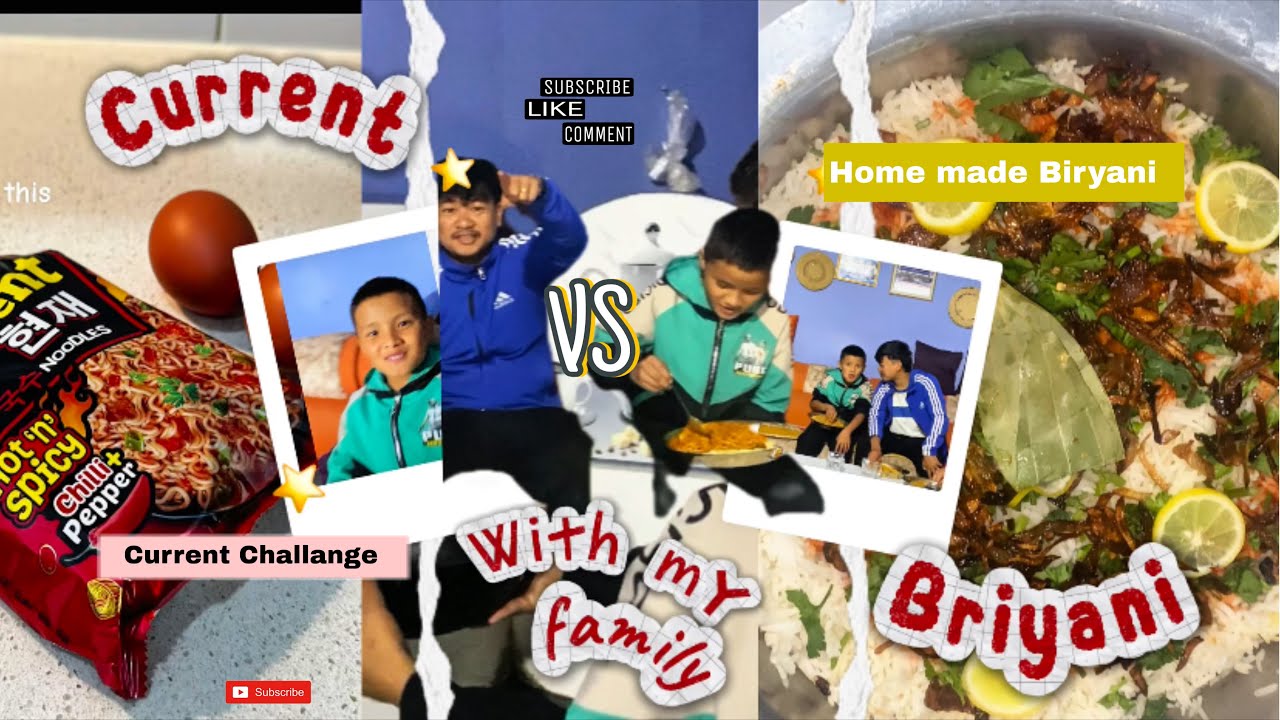 Current/Birayani Home Made Mukbang With My Family