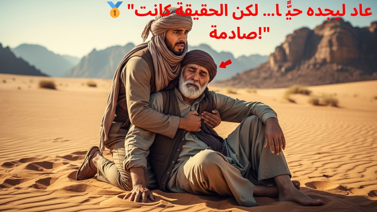عاد ليجد والده حيًّا في الصحراء… لكن ما رآه صدم الجميع! 😱