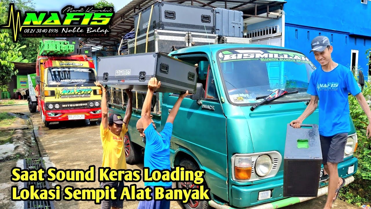 Lokasi 1 Arah🔥🔥 Begini Jika Loading Sound Keras Nafis Audio Spek Horeg 18 Box Sub