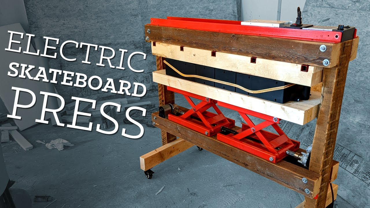 Building and Testing my New Electric Skateboard Press